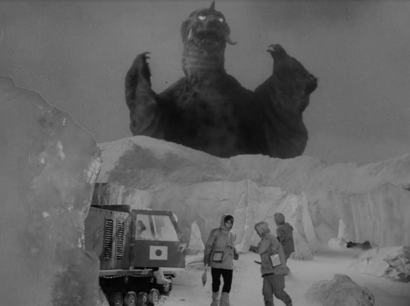 Peguila emerges over a ridge