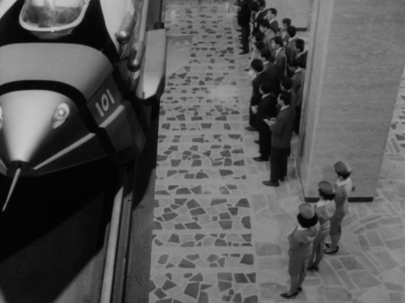 Ultra Q Underground Super Express Goes West Train Arrives